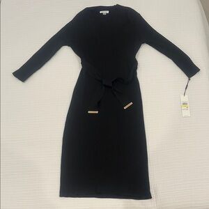 Calvin Klein Black Long Sleeve Dress
